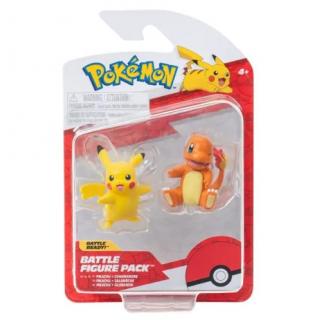 Pokemon Battle Figure Pack Φιγούρες 2 τεμ. - Pikachu + Charmander