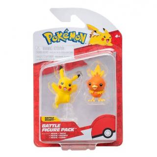 Pokemon Battle Figure Pack Φιγούρες 2 τεμ. - Pikachu + Torchic