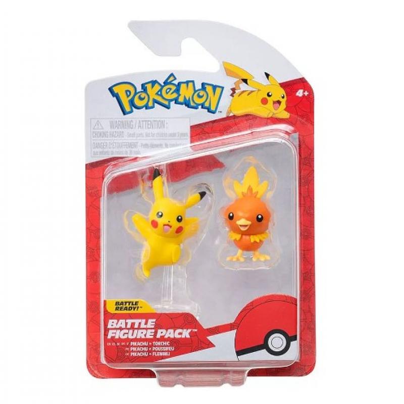 Pokemon Battle Figure Pack Φιγούρες 2 τεμ. - Pikachu + Torchic