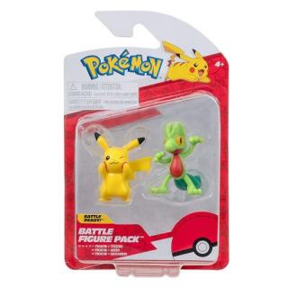 Pokemon Battle Figure Pack Φιγούρες 2 τεμ. - Pikachu + Treecko