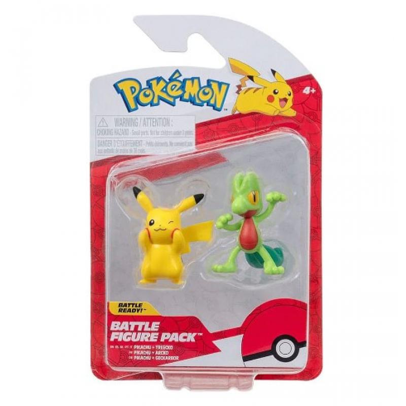 Pokemon Battle Figure Pack Φιγούρες 2 τεμ. - Pikachu + Treecko