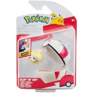 Pokemon Poke Ball Clip N Go με Φιγούρα W17 - Fidough + Poke Ball