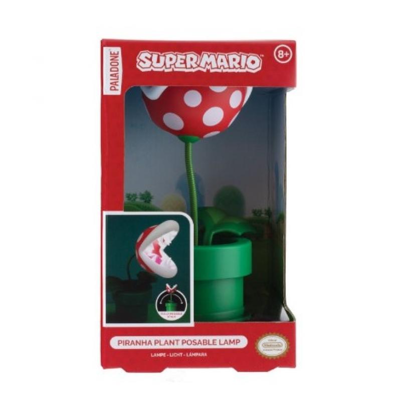 Super Mario Posable Lamp Mario Mini Piranha Plant