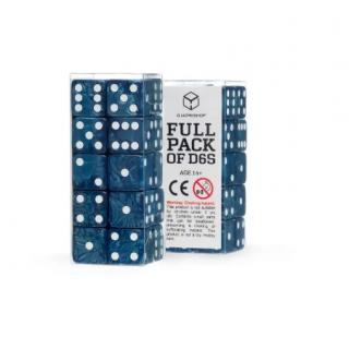 Q Workshop Dice Set Full Pack D6 Cobalt (20)