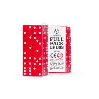Q Workshop Dice Set Full Pack D6 Red (20)