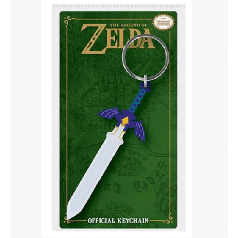 Legend of Zelda Rubber Keychain Master Sword 6 cm