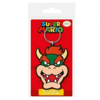 Super Mario Rubber Keychain Bowser 6 cm