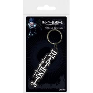 Death Note Rubber Keychain Logo 6 cm