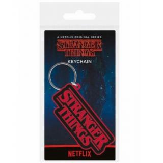 Stranger Things Rubber Keychain Logo 6 cm