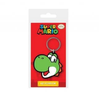 Super Mario Rubber Keychain Yoshi 6 cm
