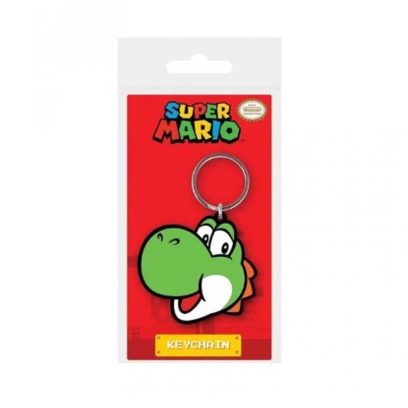 Super Mario Rubber Keychain Yoshi 6 cm