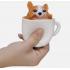 Pup in a Cup Squeeze Figures - Cocoa Corgi