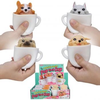 Pup in a Cup Squeeze Figures - Frenchiatto
