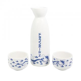 Dragon Ball Z Ceramic Sake Set Blue Shenron