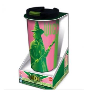 Wicked Stainless Steel travel tumbler Elphaba & Glinda