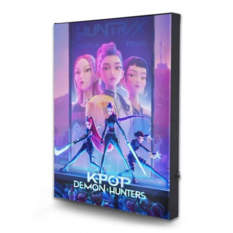 KPop Demon Hunters Canvas Print with Light