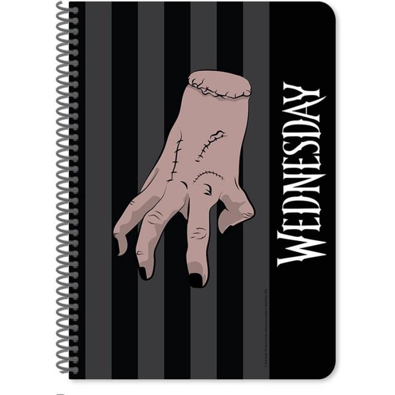 Τετράδιο Σπιράλ 17χ25 2 Θέματα 60 φ. Wednesday Hand