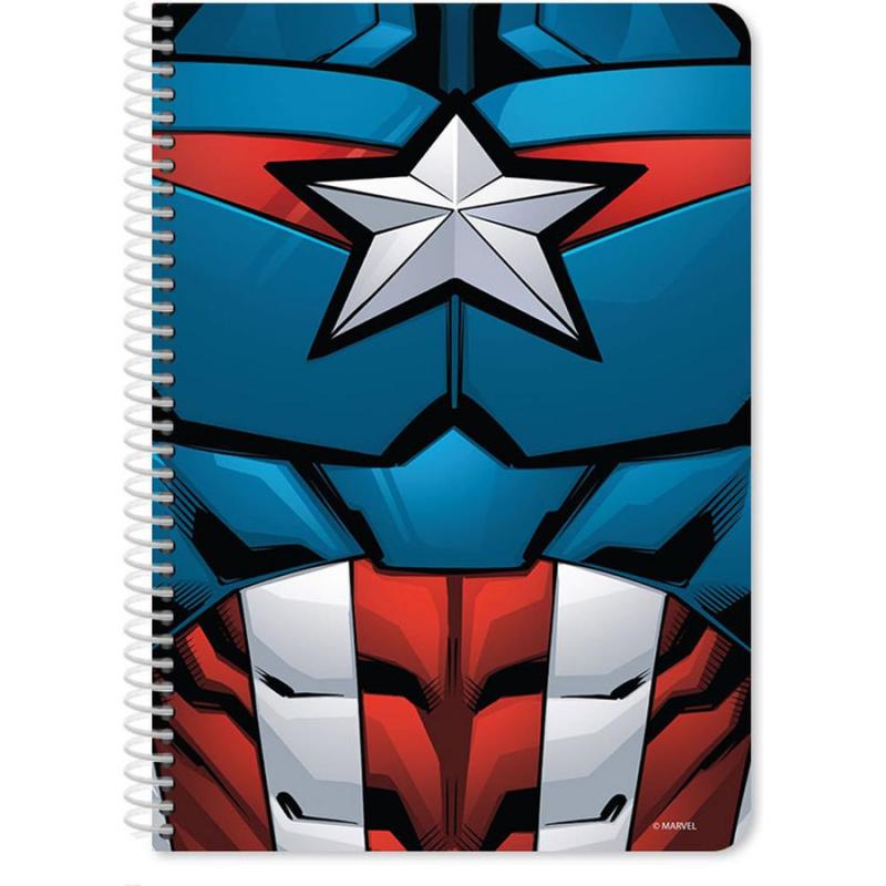 Τετράδιο Σπιράλ 17χ25 εκ. 60 φ. 2 Θεμ. - Marvel Avengers