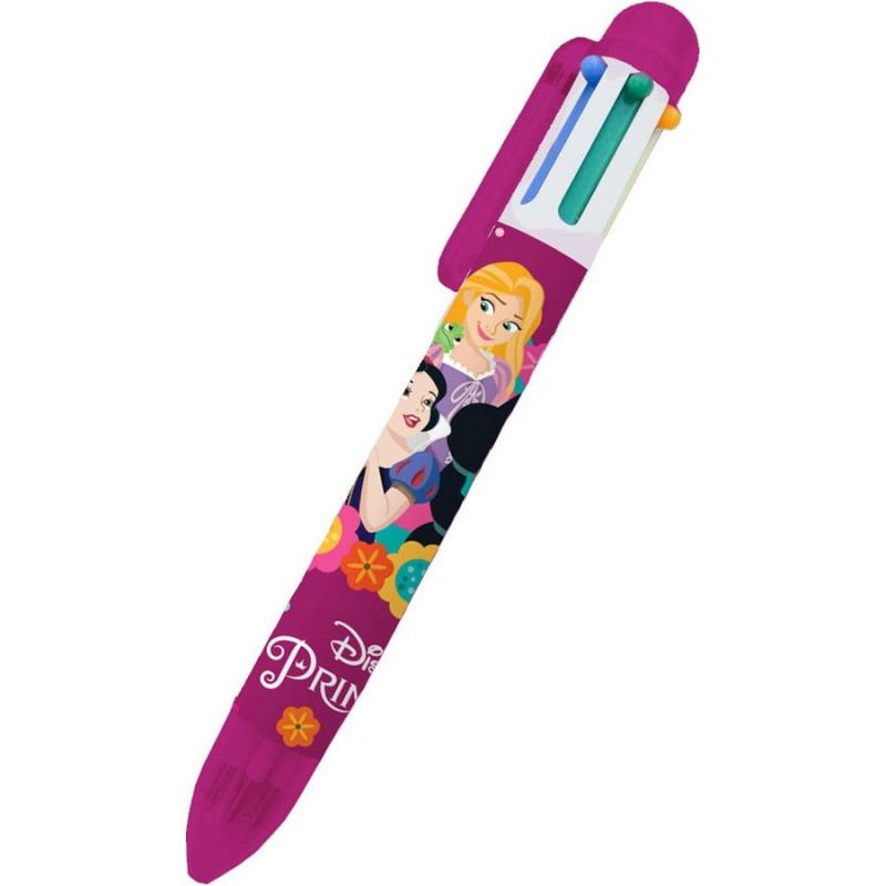 Στυλό με 6 Χρώματα - Disney Princess