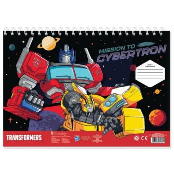 Μπλοκ Ζωγραφικής Transformers 23 x 33 40 φυλ. Αυτοκόλ. - Στένσιλ - 2 σελ. Χρωμ. Mission to Cybertron
