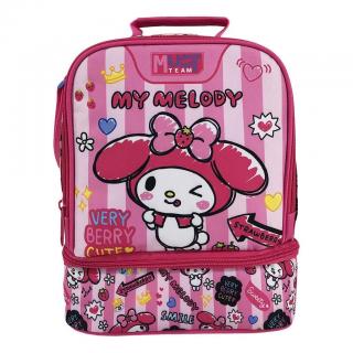 Must Τσαντάκι Φαγητού Ισοθερμικό 2 Θήκες My Melody Pink Bow