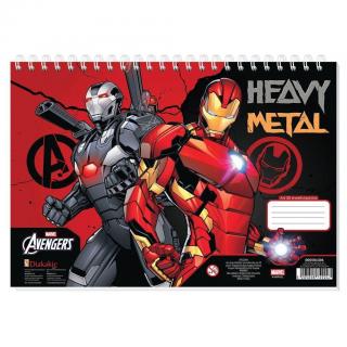 Μπλοκ Ζωγραφικής A4 - 30 φ. Marvel Avengers Heavy Metal