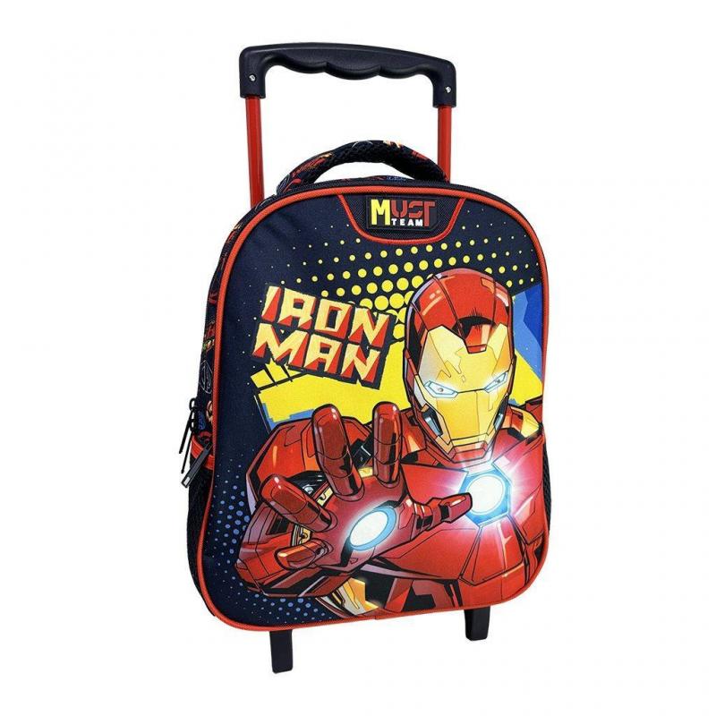 Must Trolley Νηπίου 27χ10χ31 εκ. με 2 Θήκες - Avengers Iron Man
