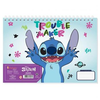 Μπλοκ Ζωγραφικής Disney Stitch A4 - 30 φ. Trouble Maker