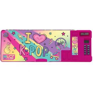 Must Κασετίνα με Μαγνητικό Κούμπωμα 26χ9χ3,2 εκ. - I Love K-Pop