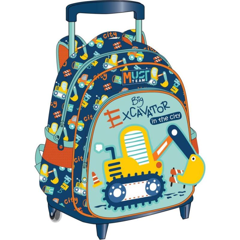 Must Trolley Νηπίου 27χ10χ31 εκ. με 2 Θήκες - Excavator
