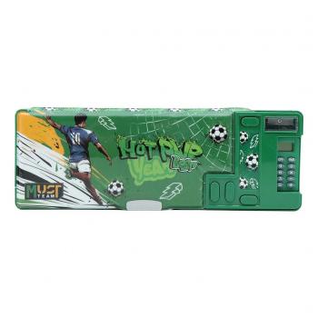 Must Κασετίνα με Μαγνητικό Κούμπωμα 26 x 9 x 3,2 εκ. Football