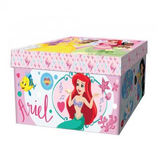 Κουτί Αποθήκευσης από Χαρτόνι 33χ24χ18 εκ. Disney Princess