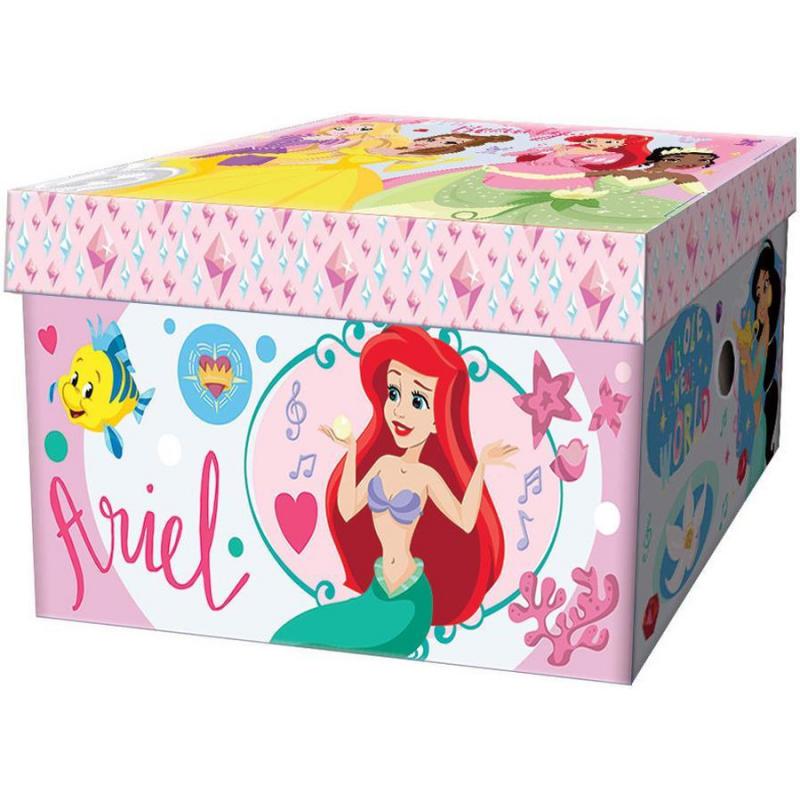 Κουτί Αποθήκευσης από Χαρτόνι 33χ24χ18 εκ. Disney Princess