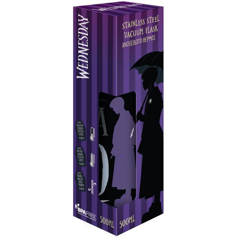 Wednesday Θερμός 500 ml Ανοξείδωτο 26.5χ7 - Give me a Hand