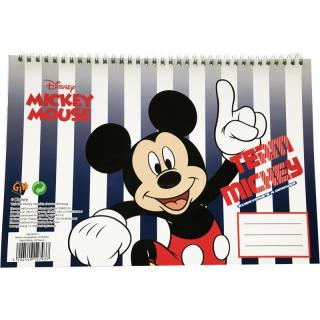 Life is Cool - Μπλοκ Ζωγραφικής Mickey A4 30 Φύλλα