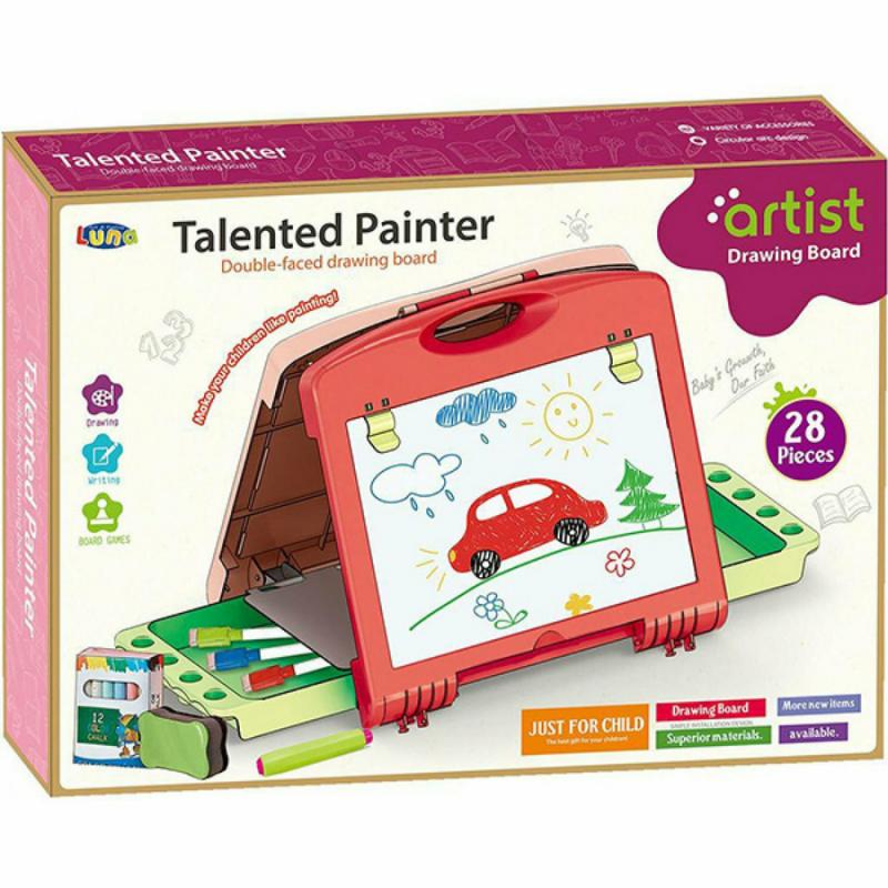 Πίνακας Διπλής Όψης (54.5χ32χ33.5) Ροζ 27 τεμ.