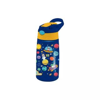 Must Θερμός Παιδικό 400 ml Ανοξείδωτο με Καλαμάκι Space
