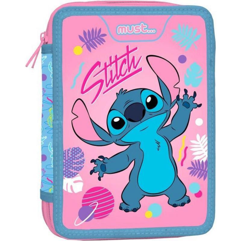 Must Κασετίνα Διπλή Γεμάτη 15χ5χ21 Lilo & Stitch