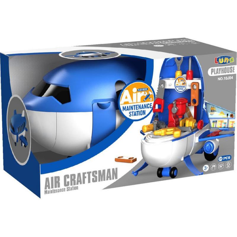 Αεροπλάνο Βαλιτσάκι Εργαλεία (43χ21.5χ25 εκ.) Luna