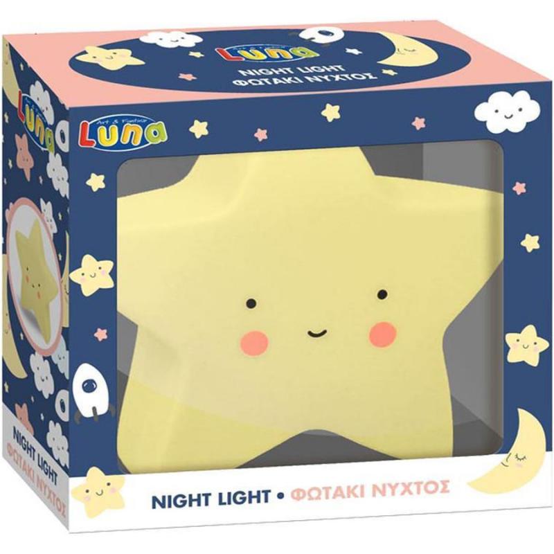 Φωτάκι Νυχτός Αστεράκια 14 χ 5χ 14 εκ. Luna