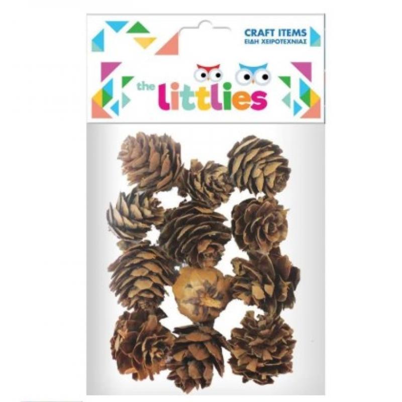 The Littlies Αποξηραμένα Κουκουνάρια Χειροτεχνίας 12 τεμ.