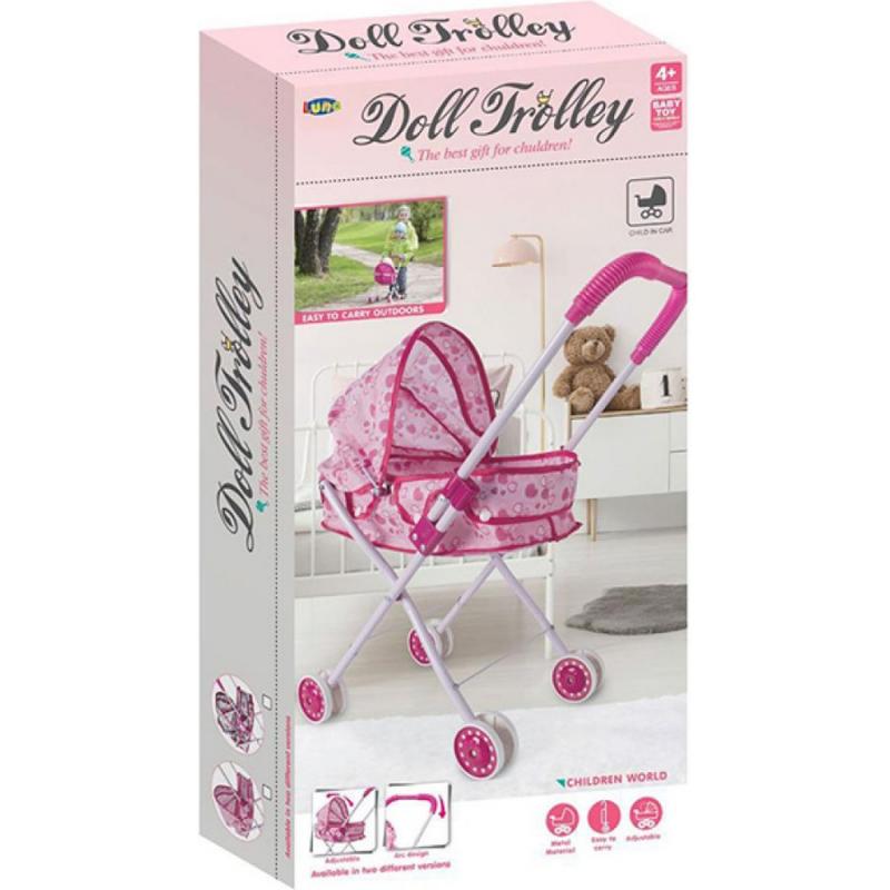 Καροτσάκι Κούκλας σε Κουτί 27χ10,5χ51 cm Luna