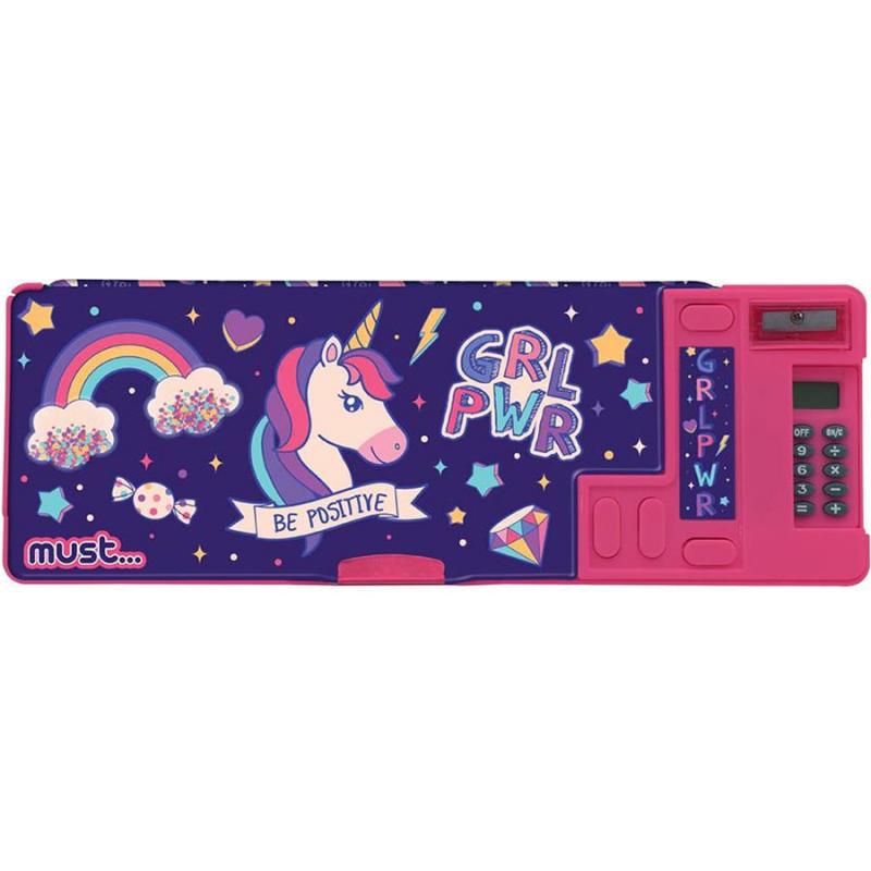 Must Κασετίνα με Μαγνητικό Κούμπωμα Girl Power Be Positive