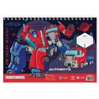 Μπλοκ Ζωγραφικής Transformers 23 x 33 40 φυλ. Αυτοκόλλητα - Στένσιλ - 2 σελ. Χρωμ. Autobots Roll Out