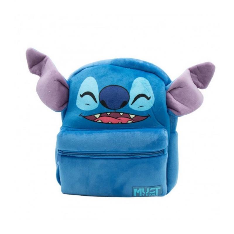 Must Τσάντα Πλάτης Λούτρινη 2 Θήκες 27x7x24 εκ. Disney Stitch
