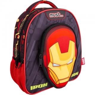 Must Τσάντα Πλάτης Νηπίου Avengers Iron Man 27x10x31 με 2 Θήκες