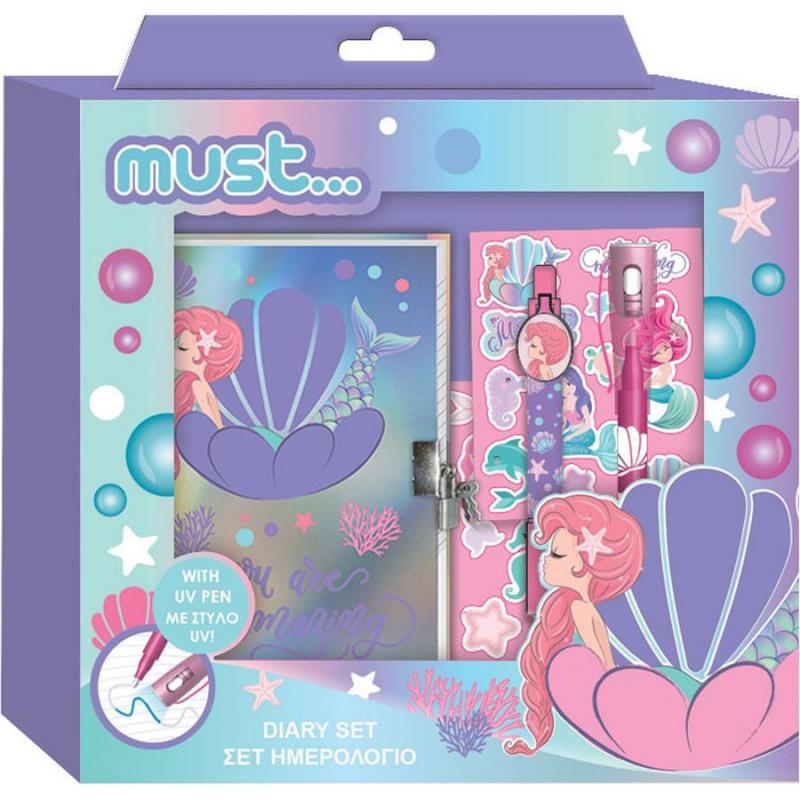 Ημερολόγιο με Κλειδαριά (12χ18) και Μαγικό Στυλό UV