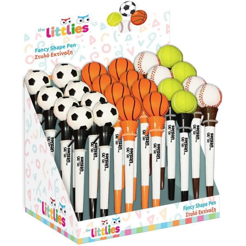 The Littlies Στυλό Εκτίναξης Μπάλα (Διάφορα Σχέδια)