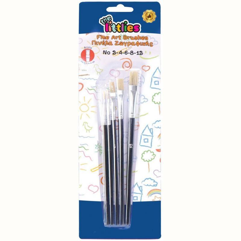 Πινέλα Ζωγραφικής 5 τεμ. Νο 2-4-6-8-12