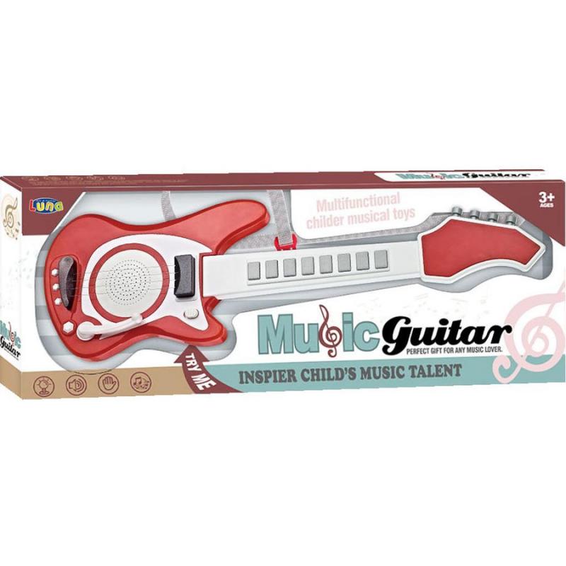 Κιθάρα Ηλεκτρική Κόκκινη (65χ20.5χ5.5 εκ.)